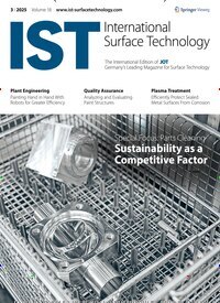 Titelbild der Ausgabe 3/2025 von IST International Surface Technology. Diese Zeitschrift und viele weitere Industriemagazine und Handwerkmagazine als Abo oder epaper bei United Kiosk online kaufen.