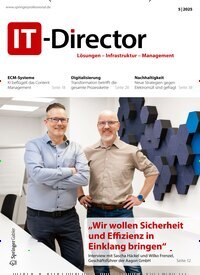 Titelbild der Ausgabe 5/2025 von IT-Director. Diese Zeitschrift und viele weitere Businessmagazine als Abo oder epaper bei United Kiosk online kaufen.