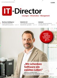Titelbild der Ausgabe 6/2025 von IT-Director. Diese Zeitschrift und viele weitere Businessmagazine als Abo oder epaper bei United Kiosk online kaufen.