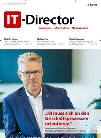 Titelbild der Ausgabe 7/2026 von IT-Director. Diese Zeitschrift und viele weitere Businessmagazine als Abo oder epaper bei United Kiosk online kaufen.
