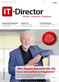 Titelbild der Ausgabe 9/2026 von IT-Director. Diese Zeitschrift und viele weitere Businessmagazine als Abo oder epaper bei United Kiosk online kaufen.