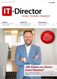 Titelbild der Ausgabe 12/2025 von IT-Director. Diese Zeitschrift und viele weitere Businessmagazine als Abo oder epaper bei United Kiosk online kaufen.