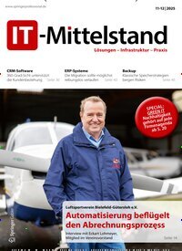 Titelbild der Ausgabe 12/2025 von IT-Mittelstand. Diese Zeitschrift und viele weitere Businessmagazine als Abo oder epaper bei United Kiosk online kaufen.