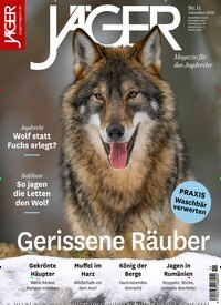 Titelbild der Ausgabe 11/2026 von Jäger. Diese Zeitschrift und viele weitere Sportmagazine als Abo oder epaper bei United Kiosk online kaufen.