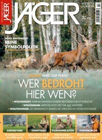 Titelbild der Ausgabe 40/2020 von JÄGER. Diese Zeitschrift und viele weitere Sportmagazine als Abo oder epaper bei United Kiosk online kaufen.
