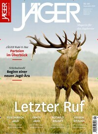 Titelbild der Ausgabe 90/2021 von JÄGER. Diese Zeitschrift und viele weitere Sportmagazine als Abo oder epaper bei United Kiosk online kaufen.