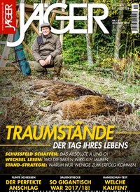Titelbild der Ausgabe 120/2018 von Jäger. Diese Zeitschrift und viele weitere Sportmagazine als Abo oder epaper bei United Kiosk online kaufen.