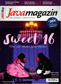 Titelbild der Ausgabe 5/2021 von Java Magazin. Diese Zeitschrift und viele weitere Computerzeitschriften, Tabletmagazine und Smartphonemagazine als Abo oder epaper bei United Kiosk online kaufen.