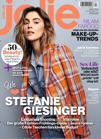 Titelbild der Ausgabe 4/2019 von Jolie. Diese Zeitschrift und viele weitere Frauenzeitschriften als Abo oder epaper bei United Kiosk online kaufen.