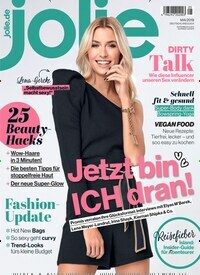 Titelbild der Ausgabe 5/2019 von Jolie. Diese Zeitschrift und viele weitere Frauenzeitschriften als Abo oder epaper bei United Kiosk online kaufen.
