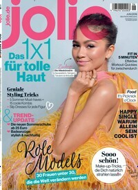 Titelbild der Ausgabe 6/2019 von Jolie. Diese Zeitschrift und viele weitere Frauenzeitschriften als Abo oder epaper bei United Kiosk online kaufen.