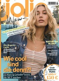 Titelbild der Ausgabe 8/2020 von Jolie. Diese Zeitschrift und viele weitere Frauenzeitschriften als Abo oder epaper bei United Kiosk online kaufen.