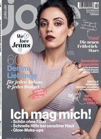 Titelbild der Ausgabe 10/2018 von Jolie. Diese Zeitschrift und viele weitere Frauenzeitschriften als Abo oder epaper bei United Kiosk online kaufen.