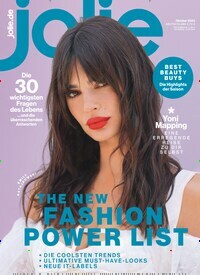Titelbild der Ausgabe 10/2023 von Jolie. Diese Zeitschrift und viele weitere Frauenzeitschriften als Abo oder epaper bei United Kiosk online kaufen.