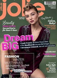 Titelbild der Ausgabe 12/2018 von Jolie. Diese Zeitschrift und viele weitere Frauenzeitschriften als Abo oder epaper bei United Kiosk online kaufen.