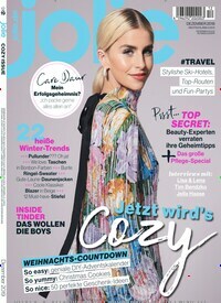 Titelbild der Ausgabe 12/2019 von Jolie. Diese Zeitschrift und viele weitere Frauenzeitschriften als Abo oder epaper bei United Kiosk online kaufen.