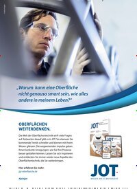 Titelbild der Ausgabe 5/2026 von JOT Journal für Oberflächentechnik. Diese Zeitschrift und viele weitere Industriemagazine und Handwerkmagazine als Abo oder epaper bei United Kiosk online kaufen.