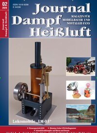 Titelbild der Ausgabe 2/2026 von Journal Dampf & Heißluft. Diese Zeitschrift und viele weitere Reisemagazine, Freizeitmagazine und Wissensmagazine als Abo oder epaper bei United Kiosk online kaufen.