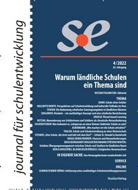 Titelbild der Ausgabe 4/2022 von journal für schulentwicklung. Diese Zeitschrift und viele weitere Zeitschriften für Pädagogik als Abo oder epaper bei United Kiosk online kaufen.