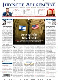 Titelbild der Ausgabe 21/2026 von Jüdische Allgemeine. Diese Zeitschrift und viele weitere Wirtschaftsmagazine und Politikmagazine als Abo oder epaper bei United Kiosk online kaufen.