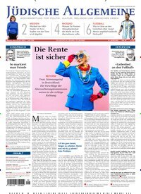 Titelbild der Ausgabe 29/2026 von Jüdische Allgemeine. Diese Zeitschrift und viele weitere Wirtschaftsmagazine und Politikmagazine als Abo oder epaper bei United Kiosk online kaufen.