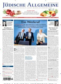 Titelbild der Ausgabe 37/2026 von Jüdische Allgemeine. Diese Zeitschrift und viele weitere Wirtschaftsmagazine und Politikmagazine als Abo oder epaper bei United Kiosk online kaufen.
