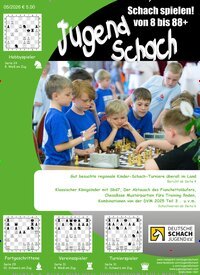 Titelbild der Ausgabe 5/2026 von JugendSchach. Diese Zeitschrift und viele weitere Reisemagazine, Freizeitmagazine und Wissensmagazine als Abo oder epaper bei United Kiosk online kaufen.