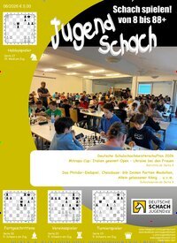 Titelbild der Ausgabe 6/2026 von JugendSchach. Diese Zeitschrift und viele weitere Reisemagazine, Freizeitmagazine und Wissensmagazine als Abo oder epaper bei United Kiosk online kaufen.
