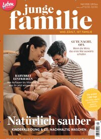 Titelbild der Ausgabe 1/2026 von junge familie. Diese Zeitschrift und viele weitere Elternzeitschriften und Tierzeitschriften als Abo oder epaper bei United Kiosk online kaufen.