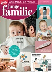 Titelbild der Ausgabe 3/2022 von junge familie. Diese Zeitschrift und viele weitere Elternzeitschriften und Tierzeitschriften als Abo oder epaper bei United Kiosk online kaufen.