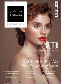 Titelbild der Ausgabe 56/2026 von just me & beauty. Diese Zeitschrift und viele weitere Frauenzeitschriften als Abo oder epaper bei United Kiosk online kaufen.
