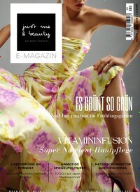Titelbild der Ausgabe 57/2026 von just me & beauty. Diese Zeitschrift und viele weitere Frauenzeitschriften als Abo oder epaper bei United Kiosk online kaufen.