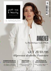 Titelbild der Ausgabe 63/2026 von just me & beauty. Diese Zeitschrift und viele weitere Frauenzeitschriften als Abo oder epaper bei United Kiosk online kaufen.