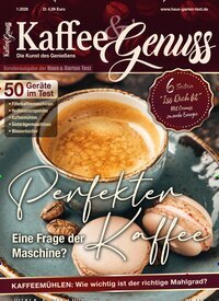 Titelbild der Ausgabe 1/2026 von Kaffee & Genuss. Diese Zeitschrift und viele weitere Kochzeitschriften und Backzeitschriften als Abo oder epaper bei United Kiosk online kaufen.