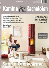 Titelbild der Ausgabe 1/2023 von Kamine & Kachelöfen. Diese Zeitschrift und viele weitere Gartenzeitschriften und Wohnzeitschriften als Abo oder epaper bei United Kiosk online kaufen.