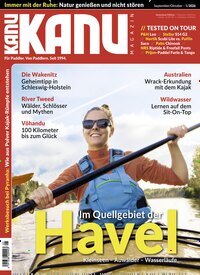 Titelbild der Ausgabe 5/2026 von Kanu Magazin. Diese Zeitschrift und viele weitere Sportmagazine als Abo oder epaper bei United Kiosk online kaufen.
