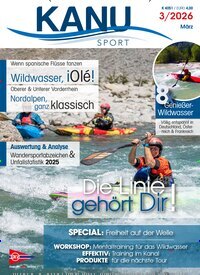 Titelbild der Ausgabe 3/2026 von Kanu Sport. Diese Zeitschrift und viele weitere Sportmagazine als Abo oder epaper bei United Kiosk online kaufen.