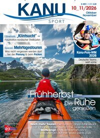 Titelbild der Ausgabe 10/2026 von Kanu Sport. Diese Zeitschrift und viele weitere Sportmagazine als Abo oder epaper bei United Kiosk online kaufen.