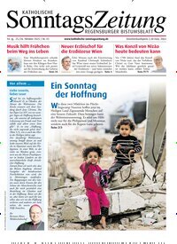 Titelbild der Ausgabe 43/2025 von Katholische SonntagsZeitung - Regensburger Bistumsblatt. Diese Zeitschrift und viele weitere Kunstmagazine und Kulturmagazine als Abo oder epaper bei United Kiosk online kaufen.