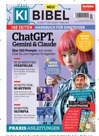 Titelbild der Ausgabe 2/2026 von KI Bibel. Diese Zeitschrift und viele weitere Computerzeitschriften, Tabletmagazine und Smartphonemagazine als Abo oder epaper bei United Kiosk online kaufen.