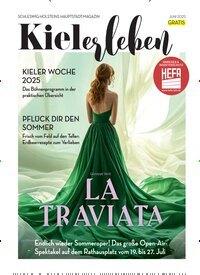 Titelbild der Ausgabe 6/2025 von KIELerleben. Diese Zeitschrift und viele weitere Lifestylemagazine und Peoplemagazine als Abo oder epaper bei United Kiosk online kaufen.