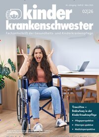 Titelbild der Ausgabe 2/2026 von Kinderkrankenschwester. Diese Zeitschrift und viele weitere Pflegezeitschriften und medizinische Fachzeitschriften als Abo oder epaper bei United Kiosk online kaufen.