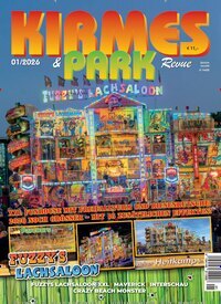 Titelbild der Ausgabe 1/2026 von Kirmes & Park Revue. Diese Zeitschrift und viele weitere Freizeit-Fachmagazine und Hobby-Fachzeitschriften als Abo oder epaper bei United Kiosk online kaufen.