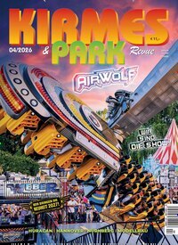 Titelbild der Ausgabe 4/2026 von Kirmes & Park Revue. Diese Zeitschrift und viele weitere Freizeit-Fachmagazine und Hobby-Fachzeitschriften als Abo oder epaper bei United Kiosk online kaufen.