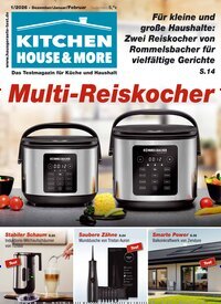 Titelbild der Ausgabe 1/2026 von Kitchen House & More. Diese Zeitschrift und viele weitere Wirtschaftsmagazine und Politikmagazine als Abo oder epaper bei United Kiosk online kaufen.