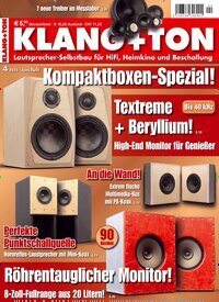 Titelbild der Ausgabe 4/2026 von Klang & Ton. Diese Zeitschrift und viele weitere Audiomagazine, Filmmagazine und Fotozeitschriften als Abo oder epaper bei United Kiosk online kaufen.