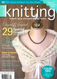 Titelbild der Ausgabe 1/2016 von knitting UK. Diese Zeitschrift und viele weitere Modemagazine und DIY-Magazine als Abo oder epaper bei United Kiosk online kaufen.