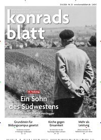 Titelbild der Ausgabe 25/2026 von Konradsblatt. Diese Zeitschrift und viele weitere Zeitungsabos als Abo oder epaper bei United Kiosk online kaufen.