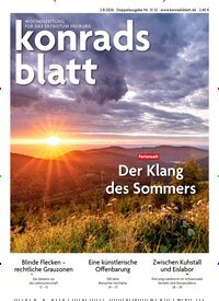 Titelbild der Ausgabe 31/2026 von Konradsblatt. Diese Zeitschrift und viele weitere Zeitungsabos als Abo oder epaper bei United Kiosk online kaufen.
