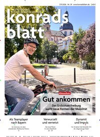 Titelbild der Ausgabe 39/2026 von Konradsblatt. Diese Zeitschrift und viele weitere Zeitungsabos als Abo oder epaper bei United Kiosk online kaufen.